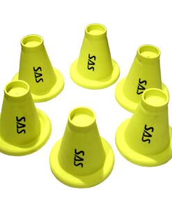 SAS SPORTS Cricket Batting Tee - Pack of 6 (F. Yellow)