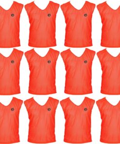 Football Training Bibs - Orange (Set of 12)
