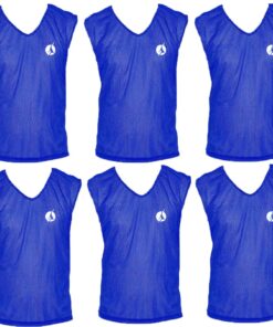 Football Training Bibs- Blue (Set of 6)
