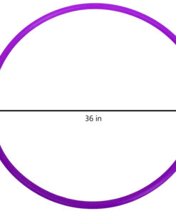 SAS SPORTS Agility HULA HOOPS CIRCULAR RINGS Multi -color Pack of 6 -36 Inches