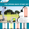 SAS SPORTS Cricket PVC Spring Back Stump Set