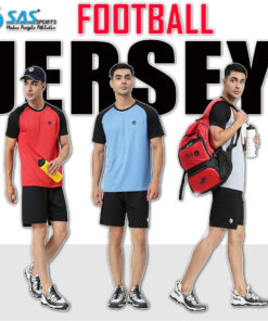 SAS Football training practice active wear Soccer jersey half sleeve with shorts set for boys & men