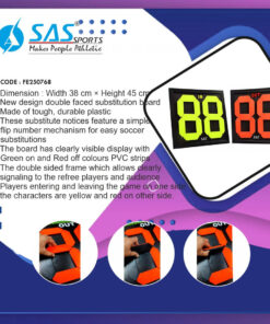 SAS Football -Soccer Substitution Board for Competition Practice