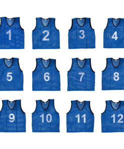 Football Training Number Bibs 1-12- (Blue)