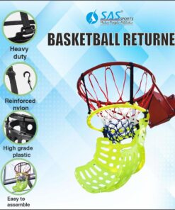 SAS SPORTS Basketball Returner Ball Rebounder 360 Degree Return System